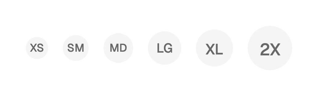 Avatar sizes