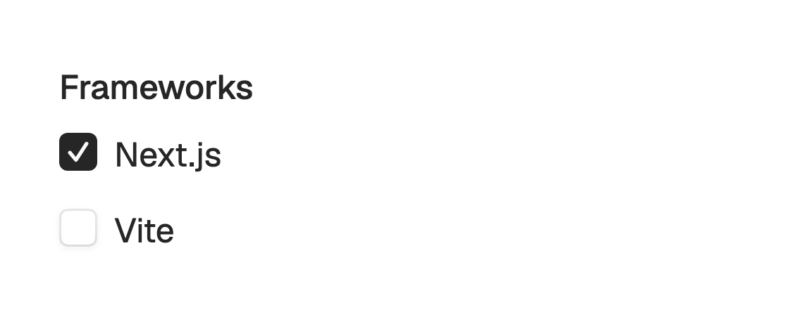 Checkbox group